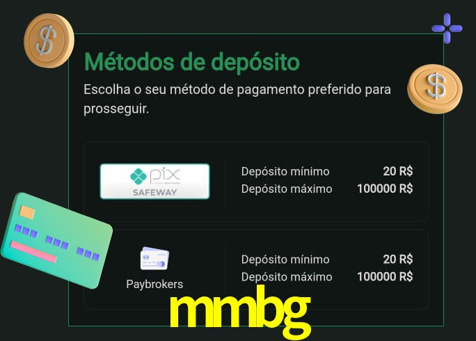 O cassino mmbg oferece uma grande variedade de métodos de pagamento